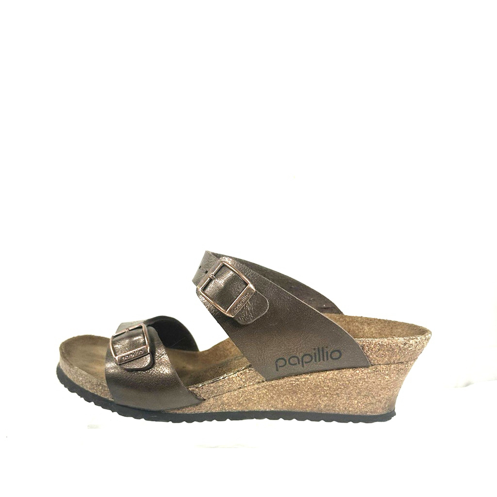 BIRKENSTOCK Dorothy Graceful Papillio Wedge Sandal in Bronze Toffee 40 - Picture 7 of 16
